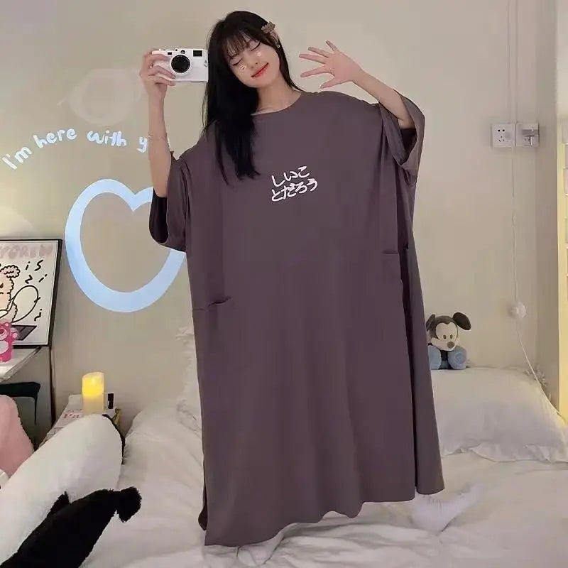 chemise de nuit femme ample