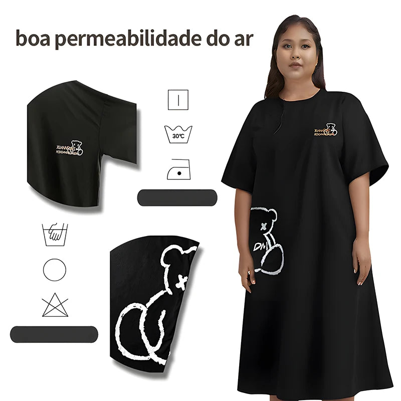 chemise de nuit femme longue grande taille
