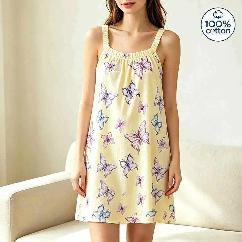 chemise de nuit femme sans manche