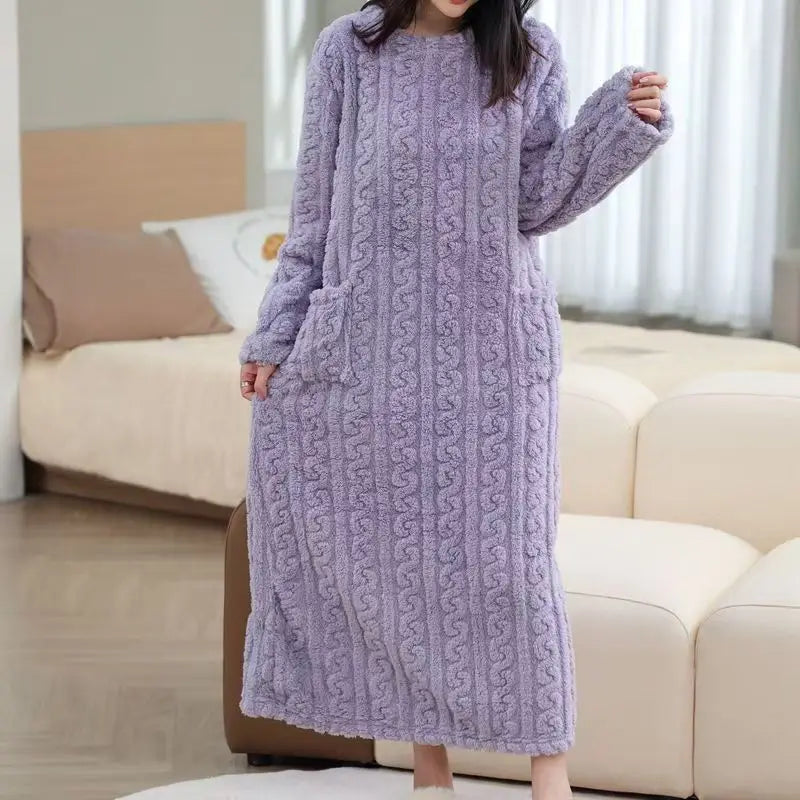 chemise de nuit epaisse femme
