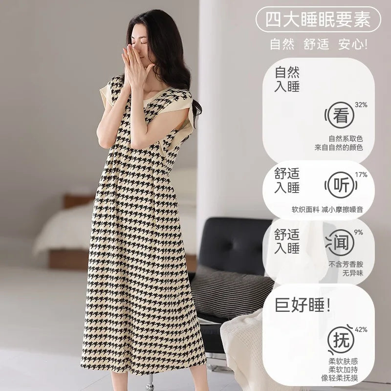 chemise de nuit femme longue sans manche