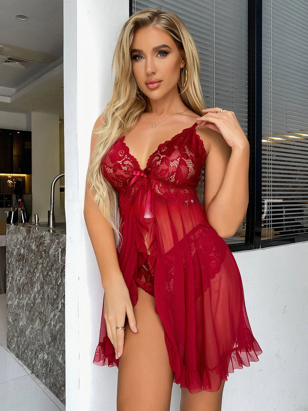 chemise de nuit dentelle femme