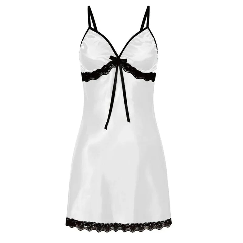 chemise de nuit femme a bretelles