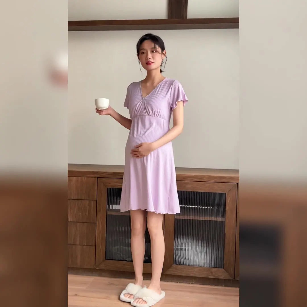chemise de nuit femme maternite