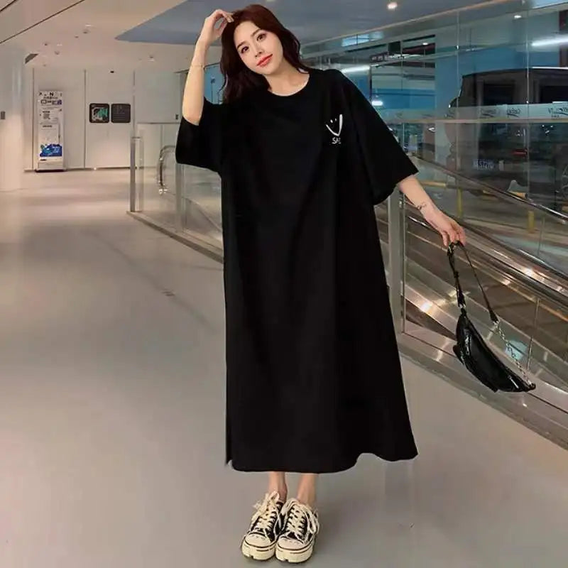 chemise de nuit femme manche courte grande taille