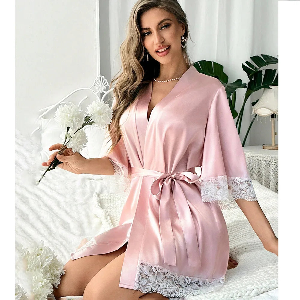 chemise de nuit femme satin