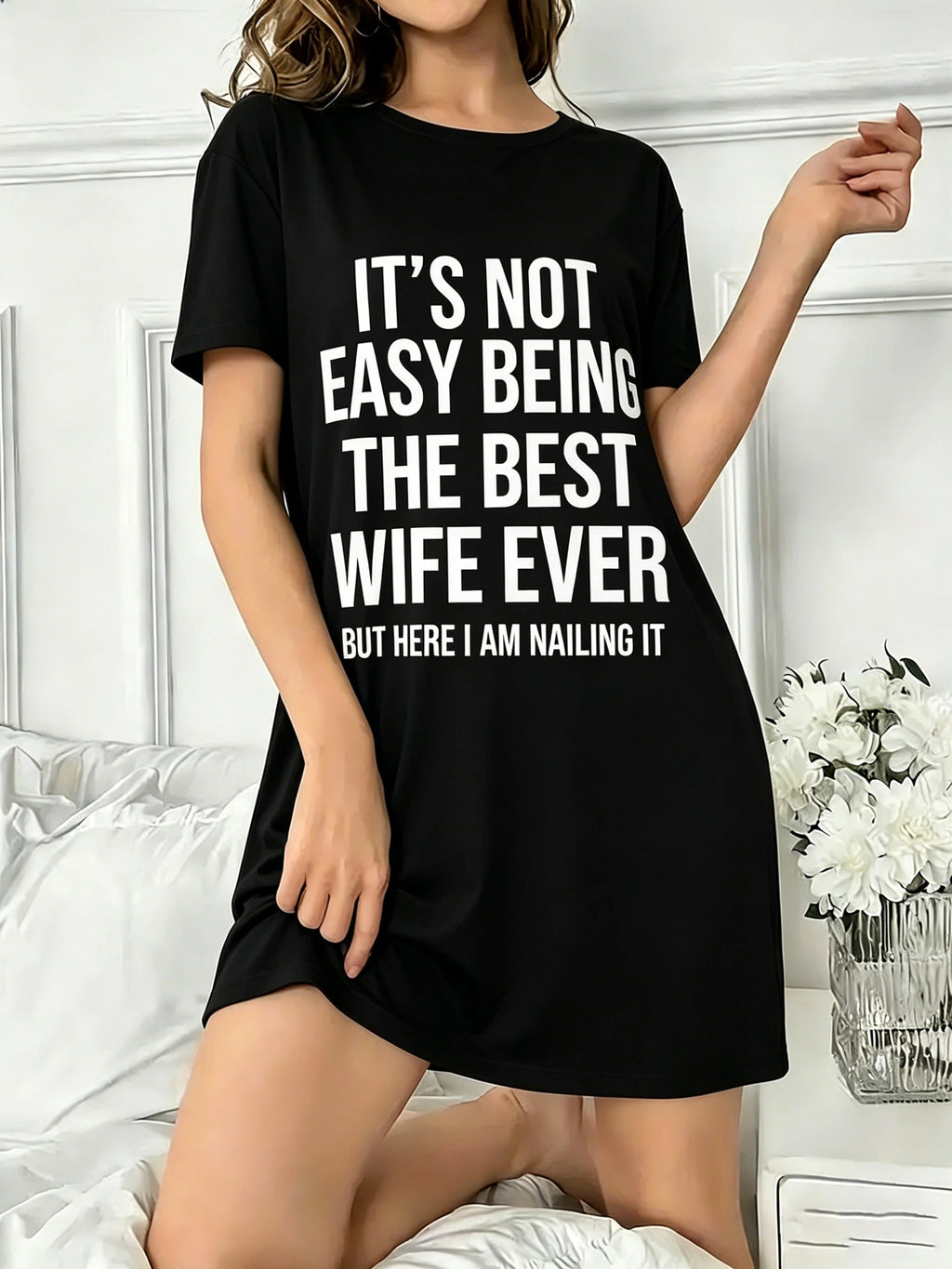 chemise de nuit femme humoristique