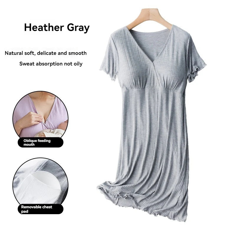 chemise de nuit femme maternite