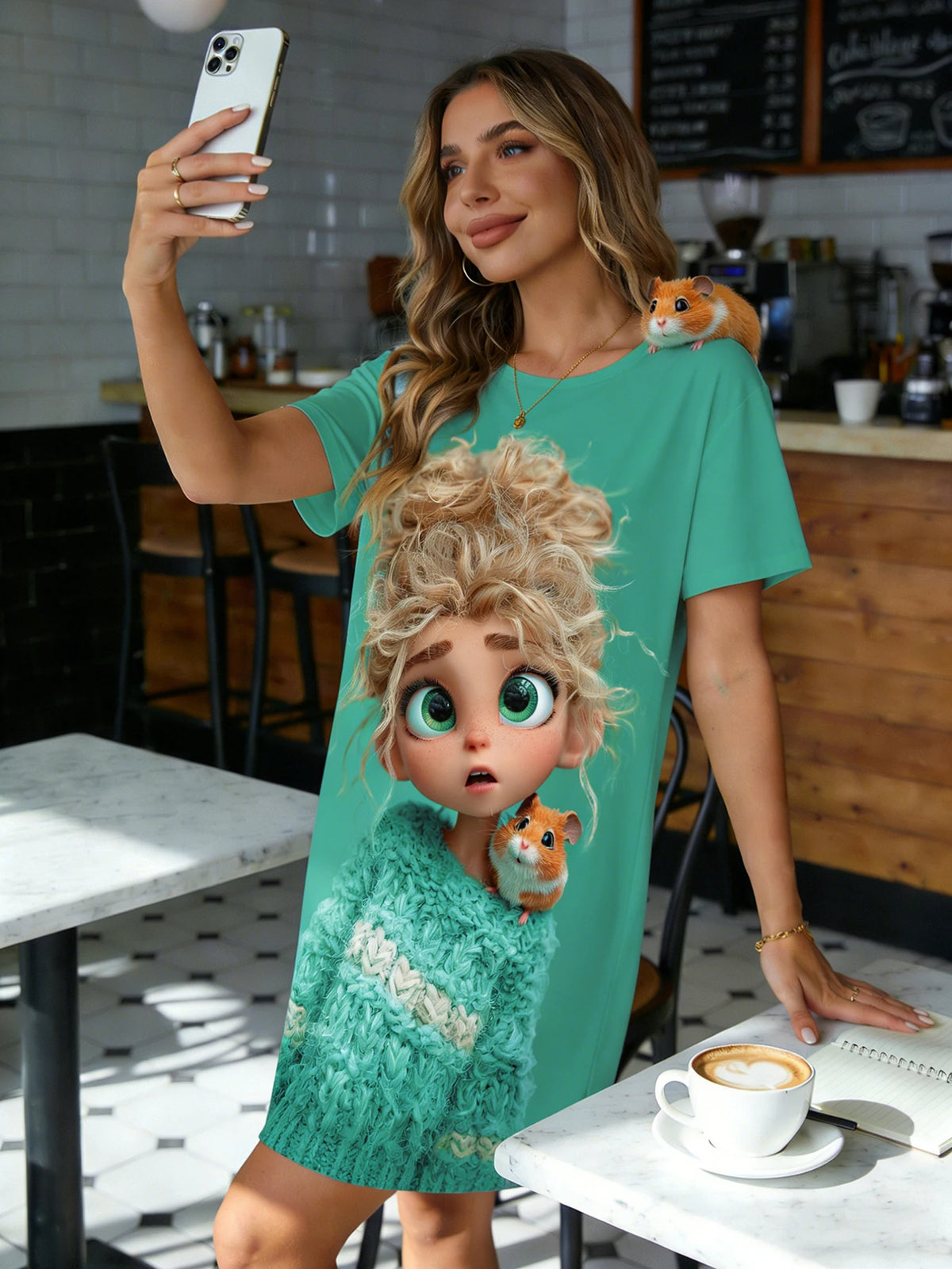 chemise de nuit tee shirt femme
