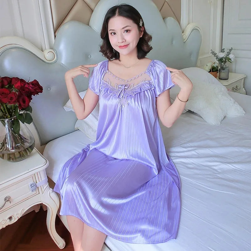 chemise de nuit senior femme
