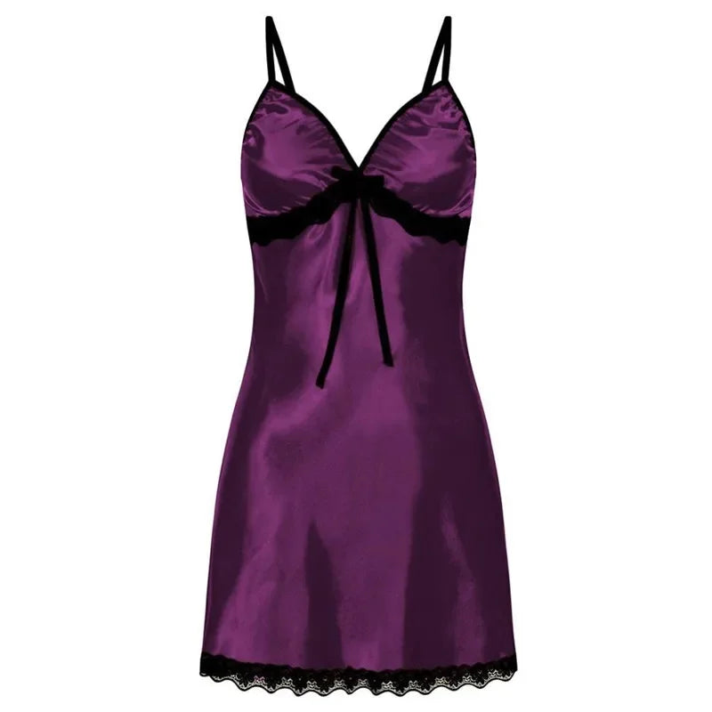 chemise de nuit femme a bretelles