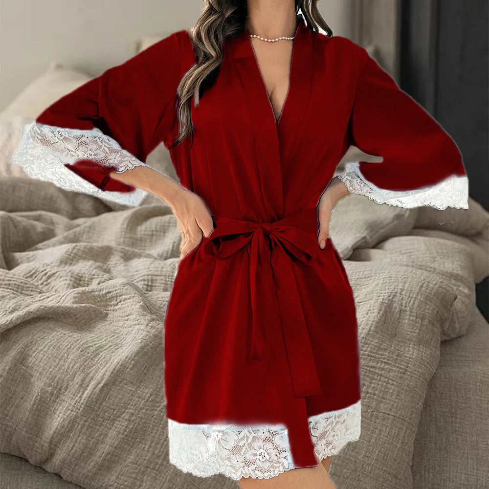 chemise de nuit femme satin