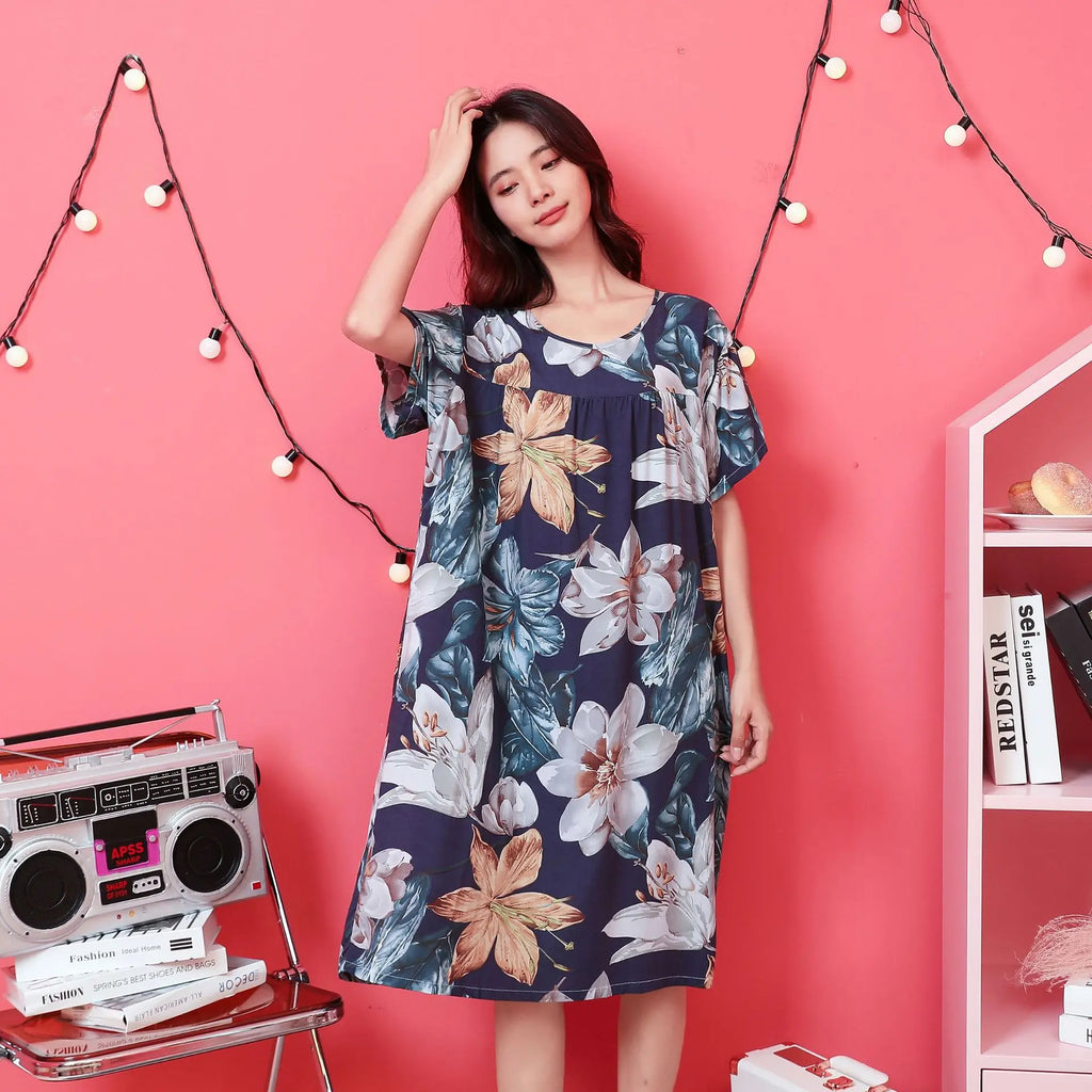 chemise de nuit viscose femme