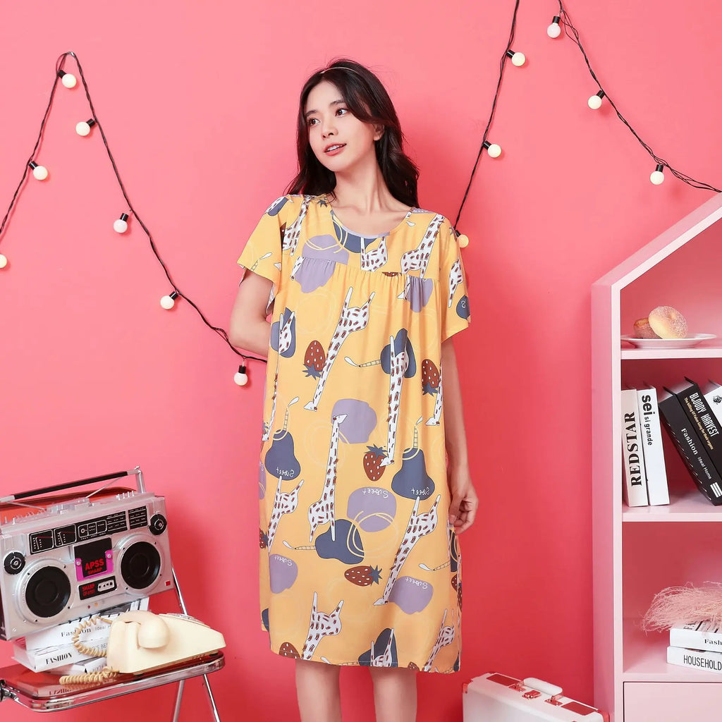 chemise de nuit viscose femme